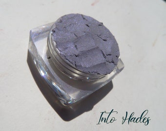 INTO HADES - Dark Blue Shimmer Mineral Eyeshadow Loose Pigments Eyeliner Cruelty-Free Vegan Mineral Makeup Eye Shadow
