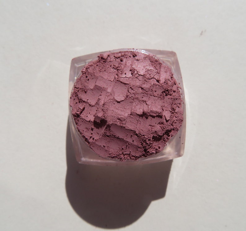 CRAZY Mica-Free Pinky Brown Matte Loose Pigment Mineral Eyeshadow, Vegan, Cruelty Free Mineral Eye Shadow image 7