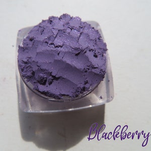 Blackberry Plum Shimmer Mineral Eyeshadow: Vegan Purple Loose Pigment