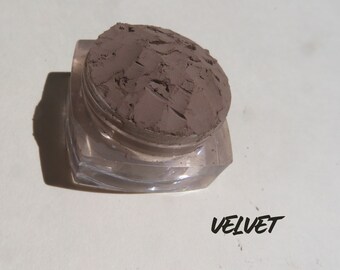 VELVET - Mat middenbruine minerale oogschaduw, losse pigmenten, dierproefvrij, veganistische minerale oogschaduw, losse poedereyeliner