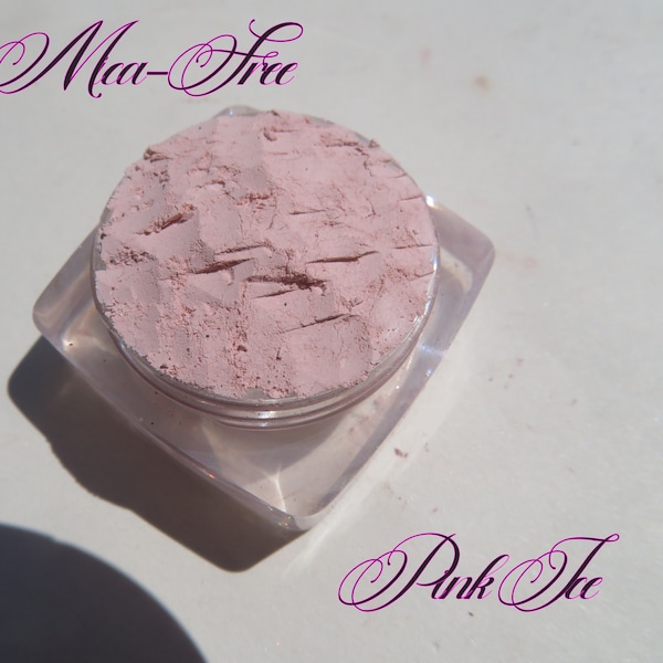 PINK ICE- Mica-Free Matte Pale Pink Eye Shadow, Vegan Loose Pigments, Carmine-Free, Cruelty-Free - Pink Mineral Eyeshadow