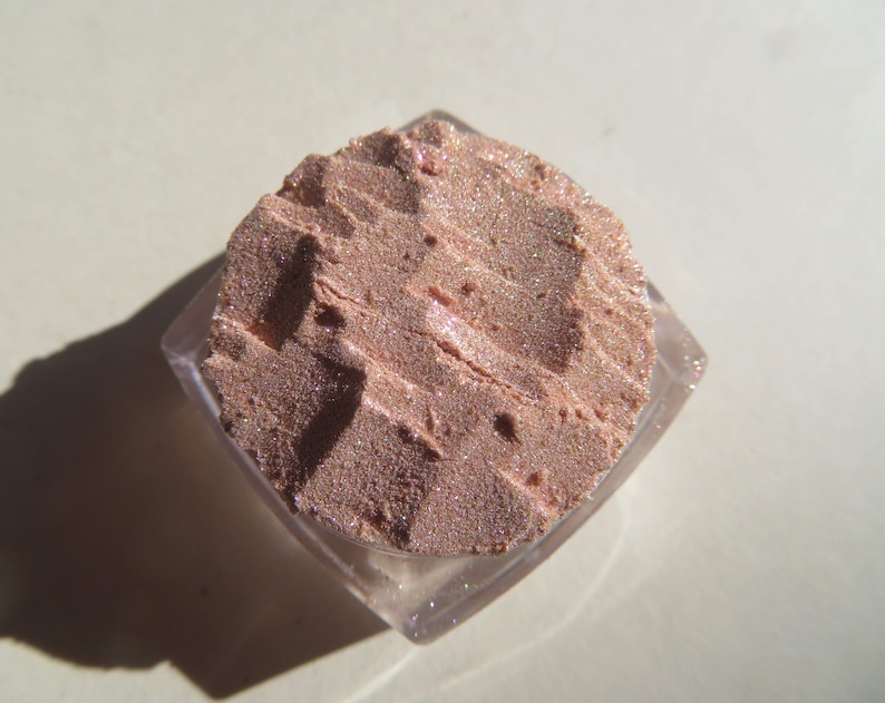 PANDORA Nude Semi-Sheer Sparkly Shimmer Vegan Mineral Eyeshadow, Loose Pigments, Heavy Shimmer Mineral Eye Shadow image 3