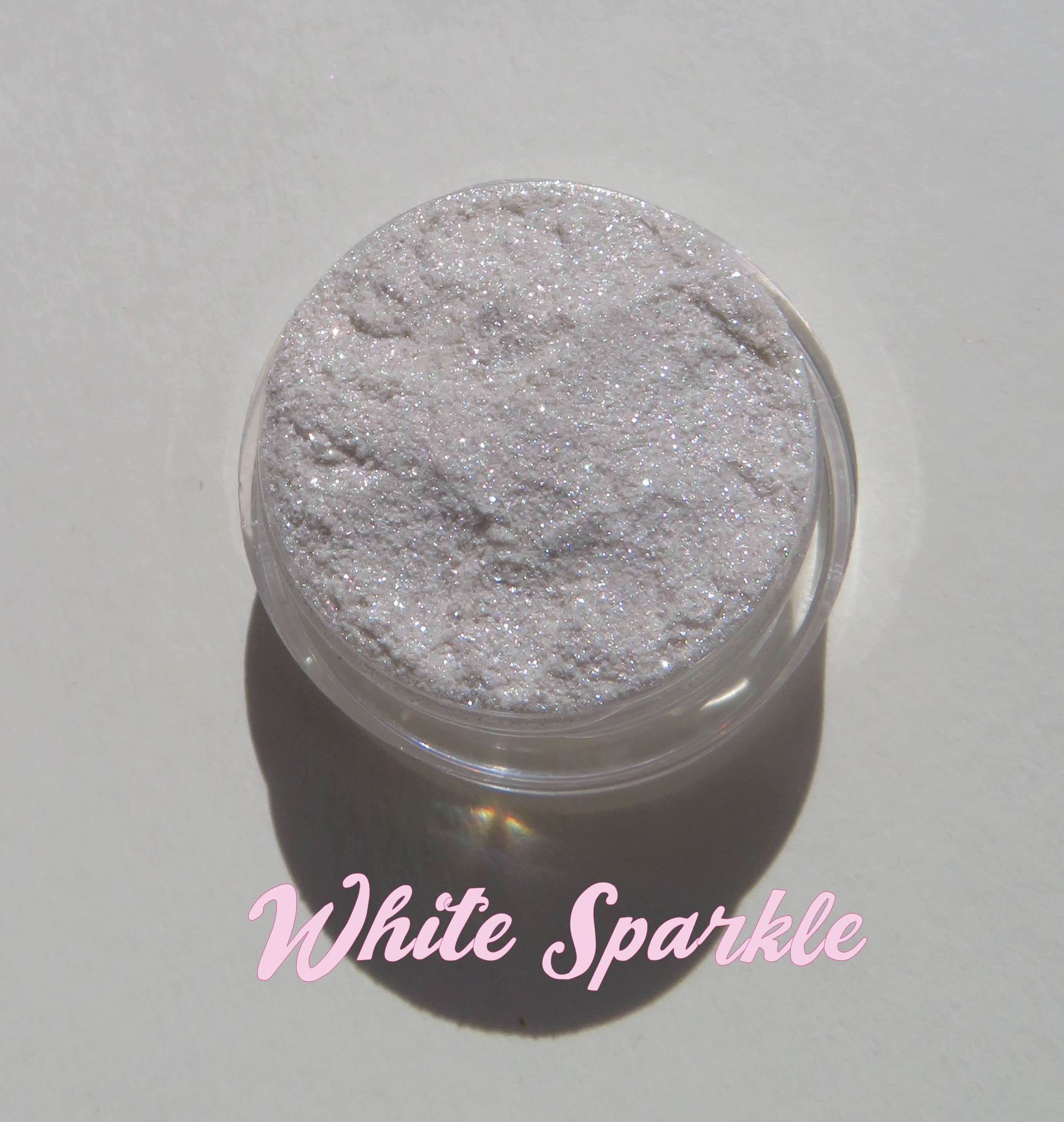 White Sparkle White Mineral Eyeshadow White Heavy Shimmer Etsy