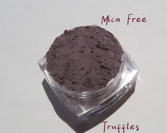 TRUFFLES - Mica-Free Matte Brown Loose Mineral Eyeshadow, Loose Minerals Pigments Eco-Friendly, Vegan Mineral Makeup Eye Shadow