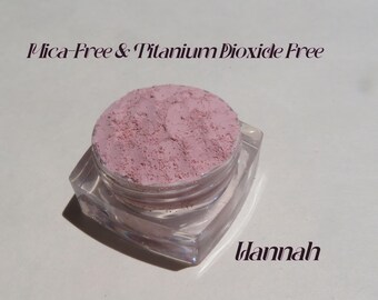 Hannah - Matte Pale Peach Mineral Eyeshadow: Vegan, Mica-Free and Titanium Dioxide Free