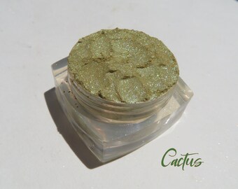 CACTUS - Shimmer Green With Gold Loose Pigment Mineral Eyeshadow, Cruelty-Free, Vegan Mineral Eye Shadow