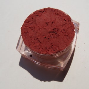 KARMA Orange Red Vegan Matte Loose Mineral Eyeshadow, Titanium Dioxide Free, Eco Friendly Cruelty-Free, Pure Mineral Eye Shadow image 6