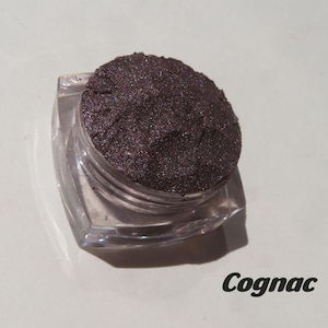 Cognac Brown Shimmer Loose Mineral Eyeshadow - Vegan, Cruelty-Free