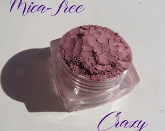 Crazy - Pinky Brown Matte Mineral Eyeshadow: Mica-Free Vegan Pigment