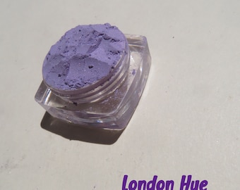 LONDON HUE - Pale Plum Blue Shimmer Loose Powder Mineral Eyeshadow