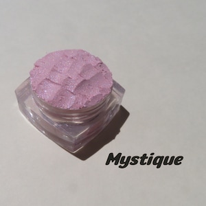 Mystique Soft Pink Shimmer Mineral Eyeshadow: Vegan, Carmine-Free