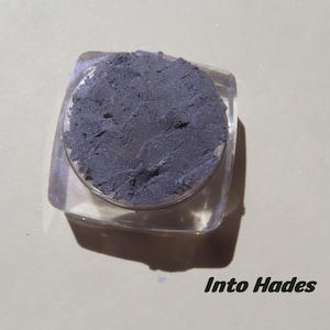 Dark Blue Shimmery Mineral Eyeshadow: Vegan Loose Pigment Eyeliner