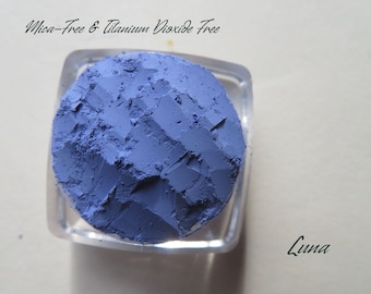 LUNA - Matte Sky Blue Mica-Free & Titaniun Dioxide Free, Loose Pigments Mineral Eyeshadow, Cruelty-free Vegan Mineral Eye Shadow