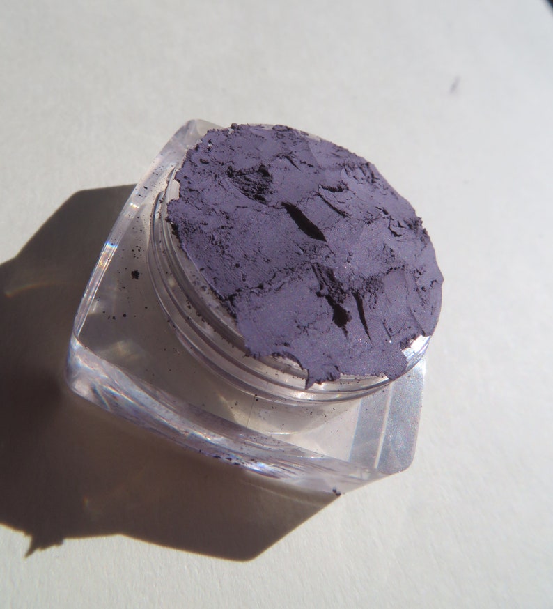 MULBERRY Mica-Free Matte Dark Plum Mineral Eyeshadow, Loose Pigments, Cruelty-Free, Vegan Mineral Eye Shadow image 4