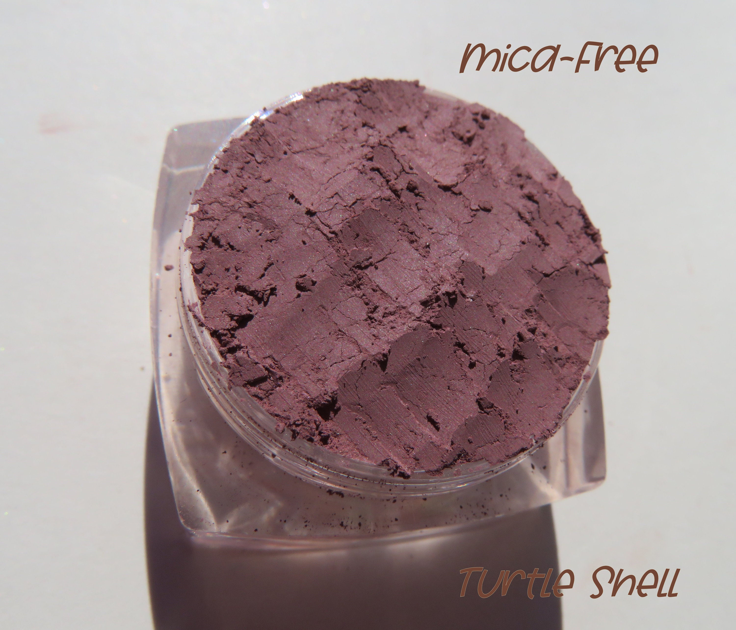 Turtle Shell Mica-Free Matte Brown Mineral Eyeshadow: Vegan Makeup