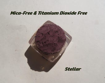 Dark Matte Brown Mineral Eyeshadow: Mica & Titanium Dioxide Free