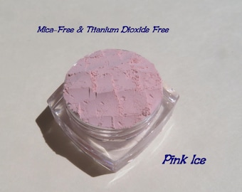 Pink Ice - Mica and Titanium Dioxide Free Matte Pale Pink Eyeshadow: Vegan
