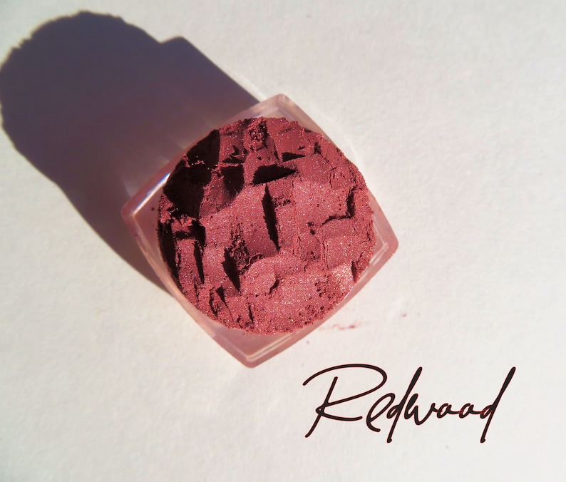 Redwood - minerale glanzende oogschaduw: veganistisch roodbruin los poeder afbeelding 1