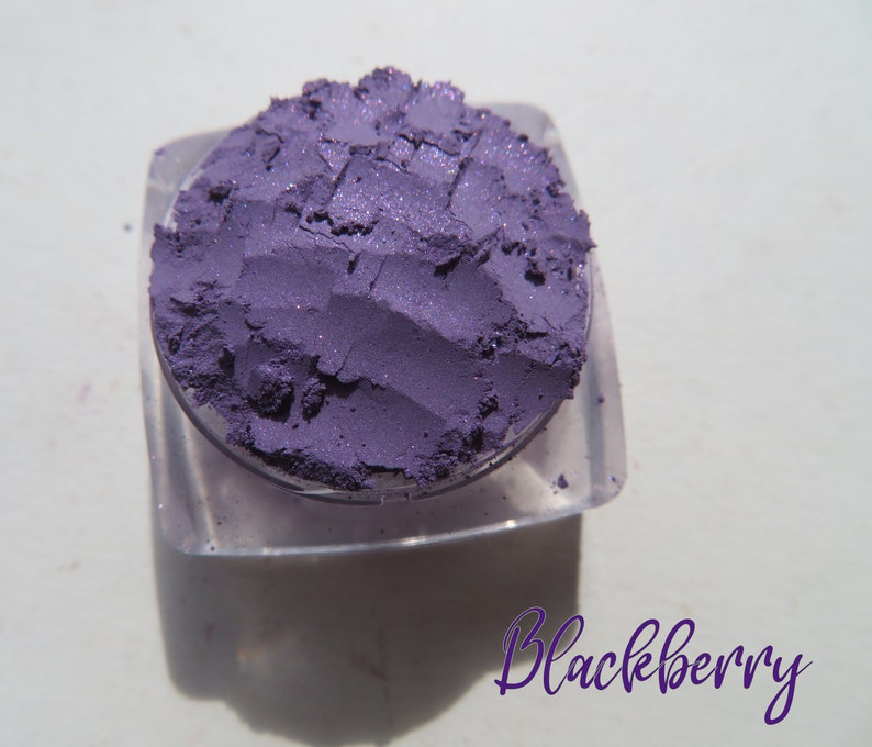 3 Piece Purple Mineral Eyeshadows Gift Set Shimmers, Loose Pigments, Vegan Mineral Medium Shimmer/Sparkle Eyeshadows Set2 image 3