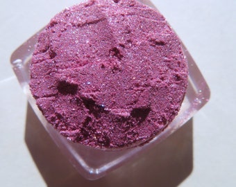 CANDY CANE - Ombretto minerale vegano rosso rosa scintillante, pigmenti sciolti senza carminio, ombretto minerale cruelty-free