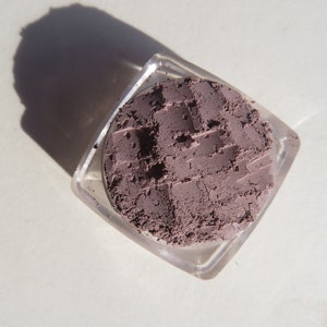 OAK TREE Sombra de ojos mineral mate marrón medio sin mica, pigmentos minerales sueltos, sombra de ojos de maquillaje mineral vegano y ecológico imagen 3