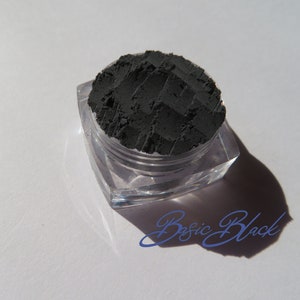Basic Black Matte Black Mineral Eyeshadow: Vegan Eco-Friendly Eyeliner