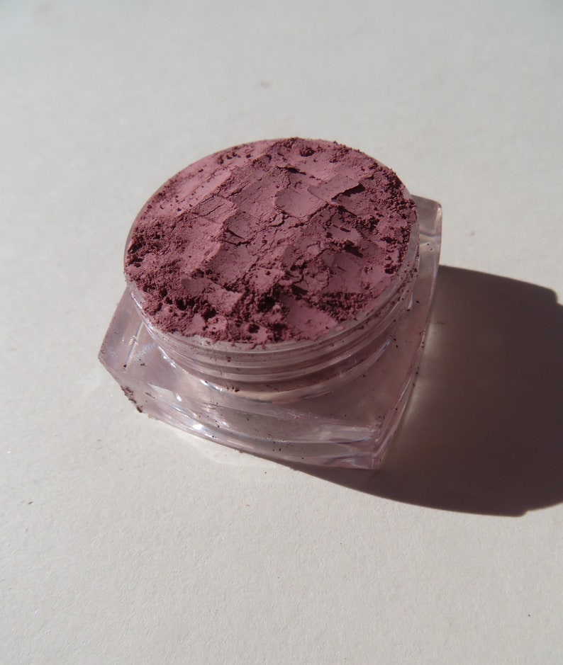 CRAZY Mica-Free Pinky Brown Matte Loose Pigment Mineral Eyeshadow, Vegan, Cruelty Free Mineral Eye Shadow image 2