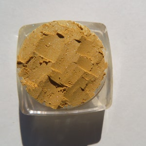 Pineapple Shimmer Mineral Eyeshadow: Dark Yellow Gold Loose Pigment, Vegan