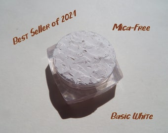 BASIC WHITE - Mica-Free Matte White Mineral Eyeshadow | No Shimmer | Loose Powder  | Vegan Mineral Eye Shadow