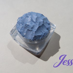 JESSE - Bright Sky Blue Shimmer Mineral Eyeshadow, Loose Pigments, Cruelty-free, Vegan Mineral Eye Shadow