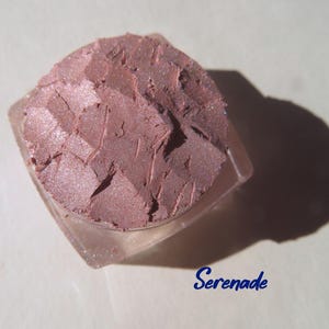 SERENADE - Pinky Brown Shimmer Mineral Eye Shadow, Eco-Friendly - Loose Pigments, Carmine-Free, Cruelty-Free Eyeshadow
