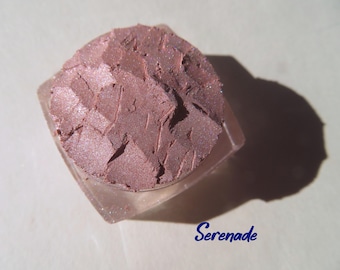 SERENADE - Pinky Brown Shimmer Mineral Eye Shadow, Eco-Friendly - Loose Pigments, Carmine-Free, Cruelty-Free Eyeshadow