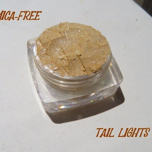 Tail Lights Mica-Free Yellow Shimmer Mineral Eyeshadow: Vegan, Cruelty-Free