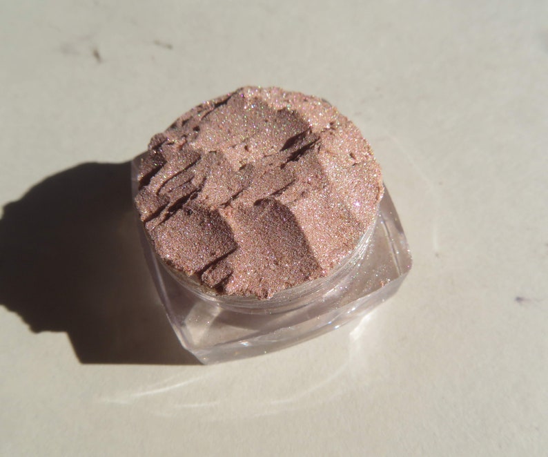 PANDORA Nude Semi-Sheer Sparkly Shimmer Vegan Mineral Eyeshadow, Loose Pigments, Heavy Shimmer Mineral Eye Shadow image 5
