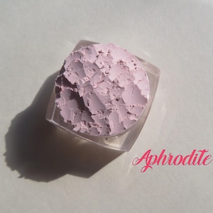APHRODITE - Soft Pale Peach Loose Powder Mineral Blush / Eyeshadow, Eco-Friendly Carmine Free, Vegan Mineral Powder Blush