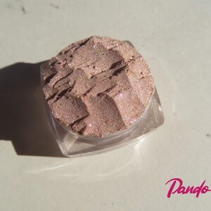 PANDORA Nude Semi-Sheer Sparkly Shimmer Vegan Mineral Eyeshadow, Loose Pigments, Heavy Shimmer Mineral Eye Shadow image 8