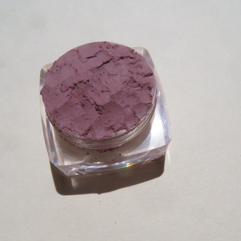 WALLFLOWER Dark Matte Muted Purple Mineral Eye Shadow, Vegan, Carmine Free Cruelty-Free, Loose Pigments, Mineral Eyeshadow image 4