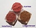 Matte Gift Set - Red Brown Vegan Mineral Eyeshadow Gift Set | Eco Friendly | Loose Pigments Cruelty-Free | Makeup Gift |  Set of three 