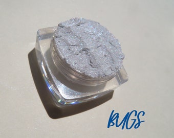 BUGS - Pale Sky Blue Sparkly Shimmer Mineral Eyeshadow, Loose Pigments, Cruelty-free, Vegan Mineral Eye Shadow