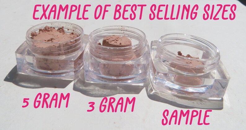 CREAMY VANILLA  Matte Pale Brown Vegan Mineral Eyeshadow  image 7