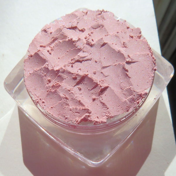 SEASHELL - Pastel Pink Loose Powder Mineral Blush / Eyeshadow, Eco-Friendly Carmine Free, Loose Pigments, Vegan Mineral Powder Blush