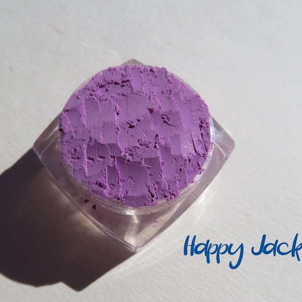 HAPPY JACK - Plum Matte Purple Loose Pigments Vegan Mineral Eyeshadow, Cruelty-Free, Eco-Friendly Mineral Makeup Eye Shadow