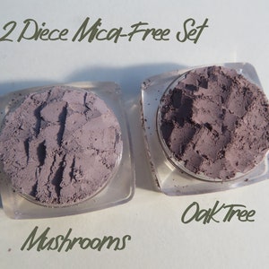 OAK TREE Sombra de ojos mineral mate marrón medio sin mica, pigmentos minerales sueltos, sombra de ojos de maquillaje mineral vegano y ecológico imagen 7