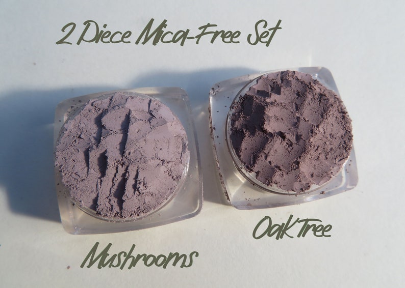 OAK TREE Sombra de ojos mineral mate marrón medio sin mica, pigmentos minerales sueltos, sombra de ojos de maquillaje mineral vegano y ecológico imagen 7