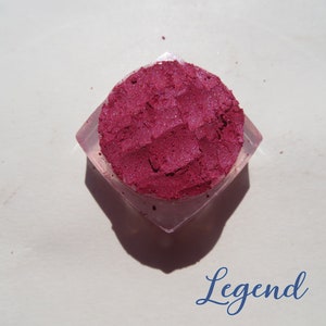 Legend - Deep Red Shimmer Vegan Mineral Eyeshadow