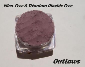 Outlaws - Dark Matte Brown Mineral Eyeshadow. Mica-Free and Titanium Dioxide Free, Vegan Loose Pigment