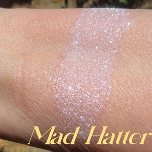 MAD HATTER Sparkly Fine Eye Glitter, Mineral Eyeshadow, Shimmer Highlighter, Loose Powder Vegan Handcrafted Eye Makeup image 9