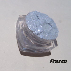 Frozen Pale Blue Shimmer Mineral Eyeshadow: Vegan, Cruelty-Free