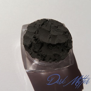Matte Black Mineral Eyeshadow Eyeliner: Vegan Loose Pigment