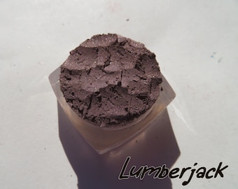 LUMBERJACK - Muted Dark Plum Purple With Red Shimmer Mineral Eyeshadow | Loose Pigments | Cruelty-Free | Vegan Mineral Eye Shadow
